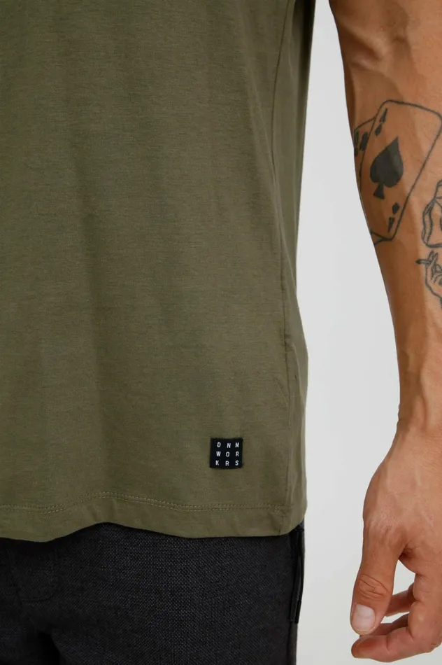 Men TShirts Blend Tshirt Winter Moss