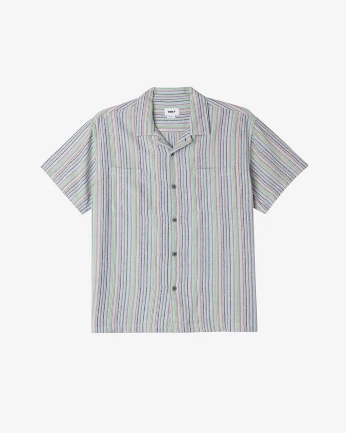 Men TALBY SHIRT Unbleached Multi OBEY Clothing TOPS