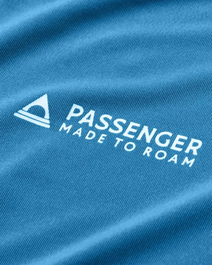 Men Tops Passenger All Day Active Recycled TShirt Blue Steel Blue Steel