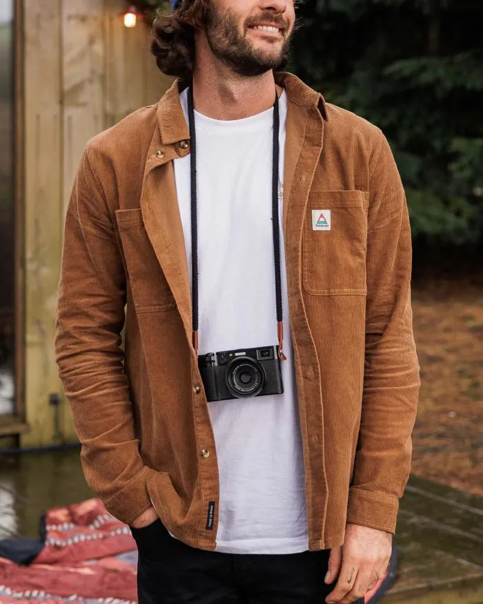 Men Tops Passenger Backcountry Cord Shirt Toffee Toffee