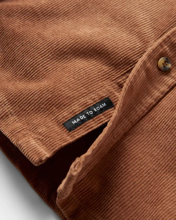 Men Tops Passenger Backcountry Cord Shirt Toffee Toffee
