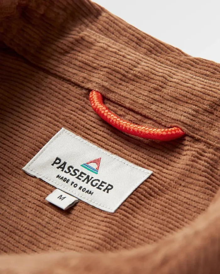 Men Tops Passenger Backcountry Cord Shirt Toffee Toffee