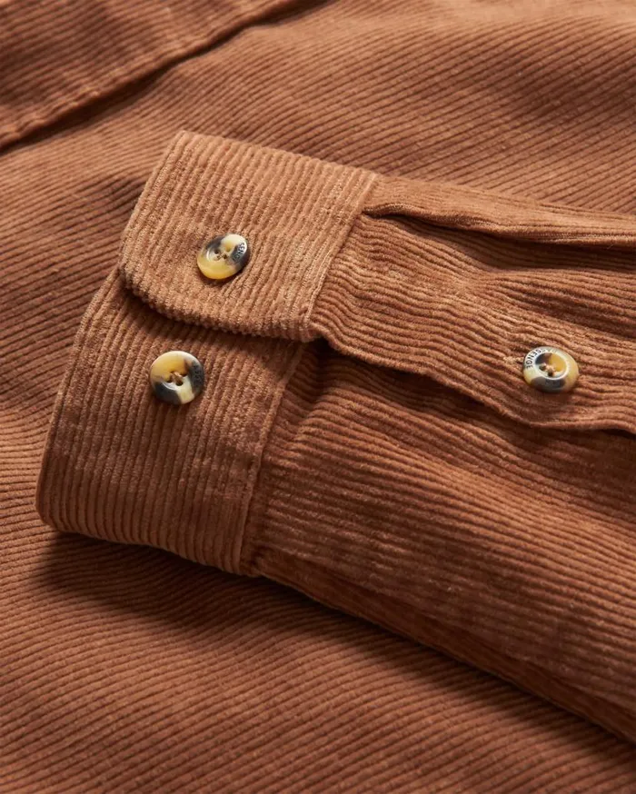 Men Tops Passenger Backcountry Cord Shirt Toffee Toffee