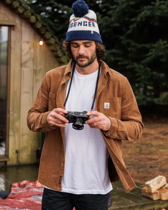 Men Tops Passenger Backcountry Cord Shirt Toffee Toffee