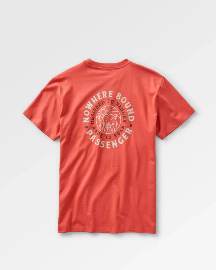 Men Tops Passenger Cabin Recycled Relaxed Fit TShirt Cardinal Cardinal