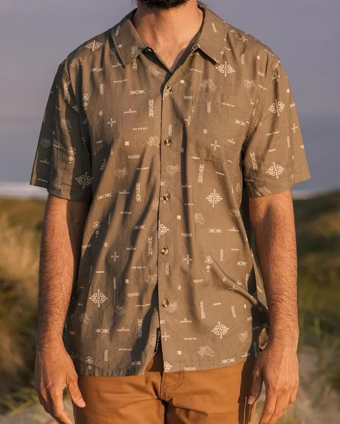Men Tops Passenger Cove Organic Cotton Short Sleeve Shirt Olive Made To Roam Olive Made To Roam Men Tops Passenger Cove Organic Cotton Short Sleeve Shirt Olive Made To Roam Olive Made To Roam