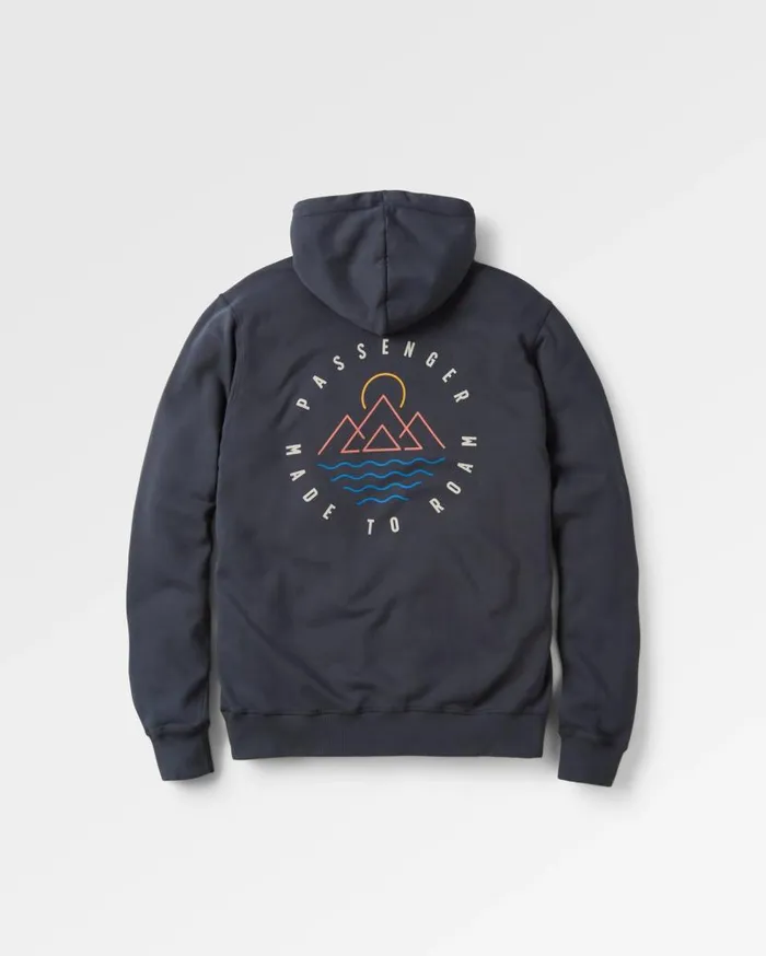 Men Tops Passenger Escapism Recycled Cotton Hoodie Black Black