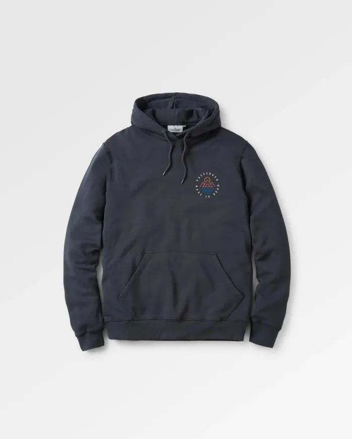 Men Tops Passenger Escapism Recycled Cotton Hoodie Black Black
