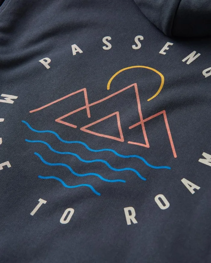 Men Tops Passenger Escapism Recycled Cotton Hoodie Black Black
