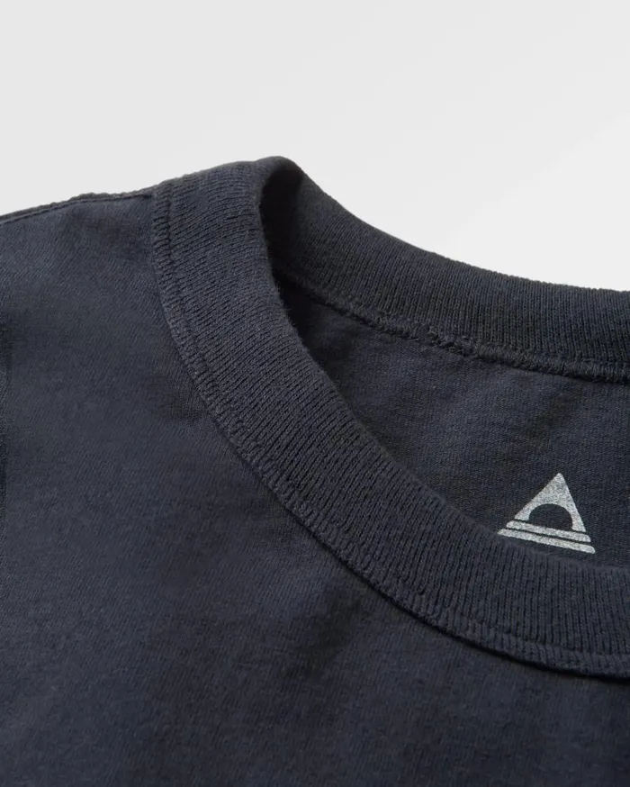 Men Tops Passenger Heritage Recycled Relaxed Fit LS TShirt Black Black