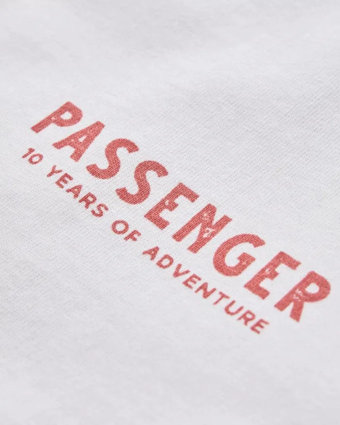 Men Tops Passenger Icon Recycled Cotton TShirt White White