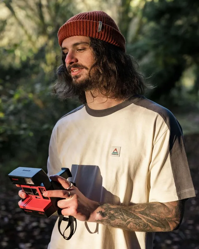 Men Tops Passenger Lulada Recycled Relaxed Fit TShirt Birch Birch