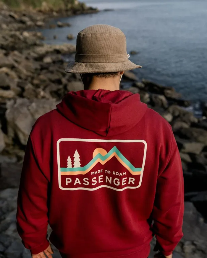 Men Tops Passenger Made To Roam Hoodie Forest Berry Forest Berry
