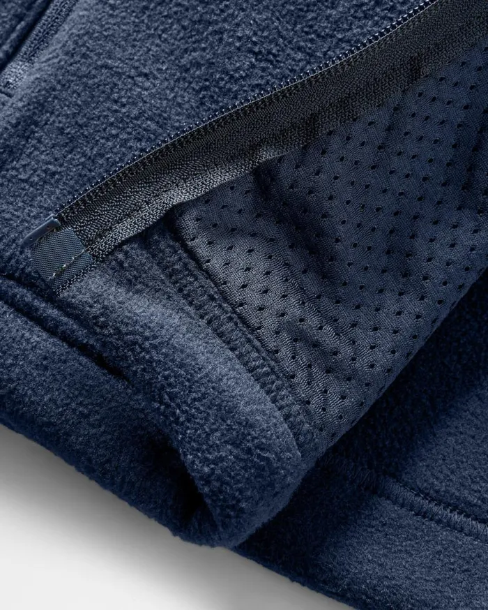 Men Tops Passenger Ridge Full Zip Recycled Polar Fleece MediterraneanDeep Navy Mediterraneandeep Navy