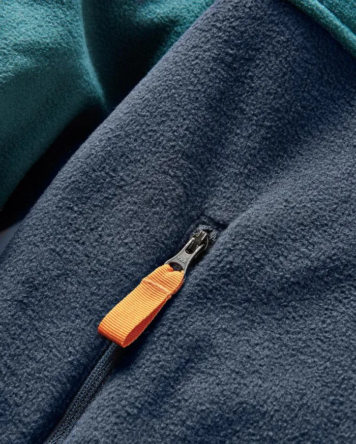 Men Tops Passenger Ridge Full Zip Recycled Polar Fleece MediterraneanDeep Navy Mediterraneandeep Navy