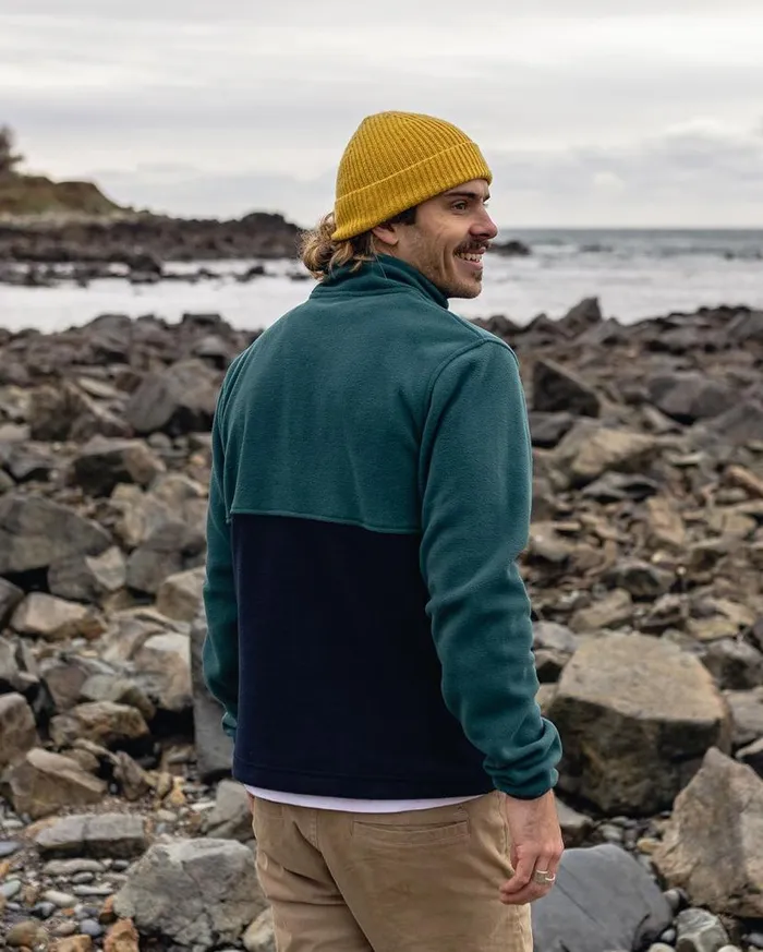 Men Tops Passenger Ridge Full Zip Recycled Polar Fleece MediterraneanDeep Navy Mediterraneandeep Navy
