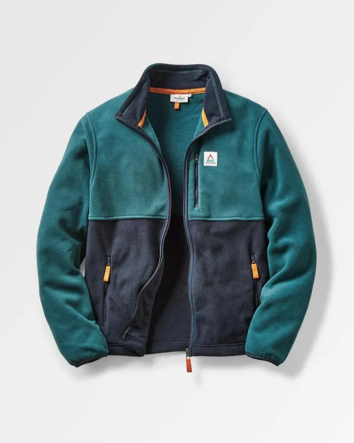 Men Tops Passenger Ridge Full Zip Recycled Polar Fleece MediterraneanDeep Navy Mediterraneandeep Navy