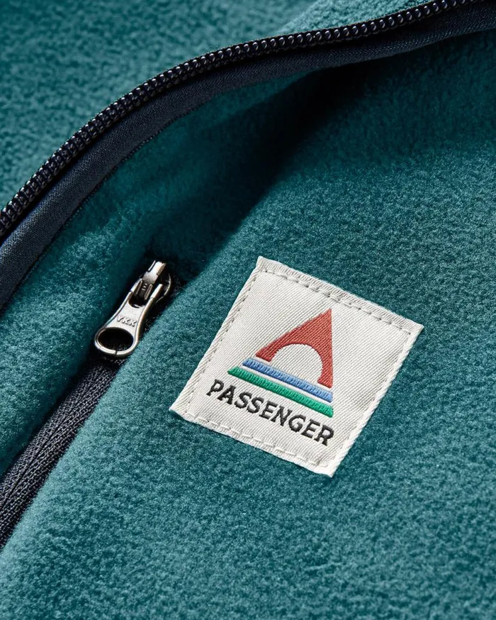Men Tops Passenger Ridge Full Zip Recycled Polar Fleece MediterraneanDeep Navy Mediterraneandeep Navy
