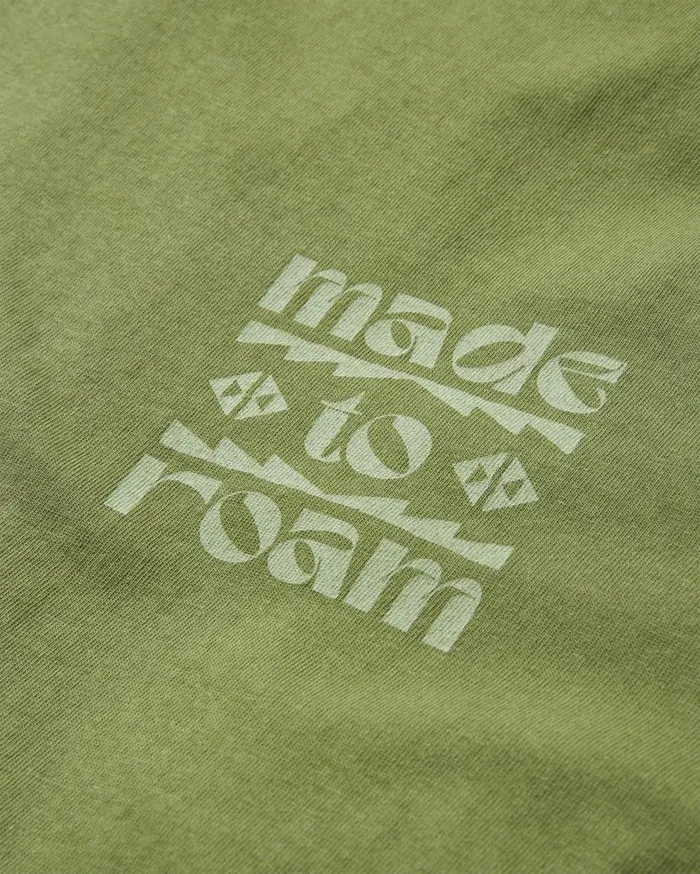 Men Tops Passenger Sunrise Recycled Cotton Ls TShirt Loden Green Loden Green