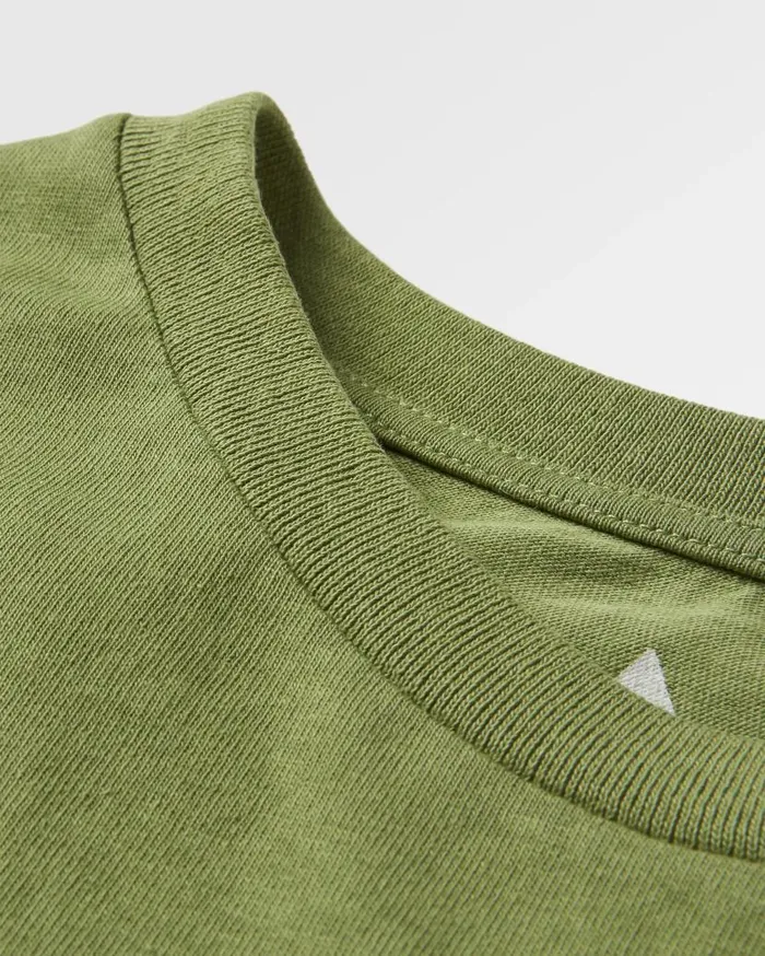 Men Tops Passenger Sunrise Recycled Cotton Ls TShirt Loden Green Loden Green