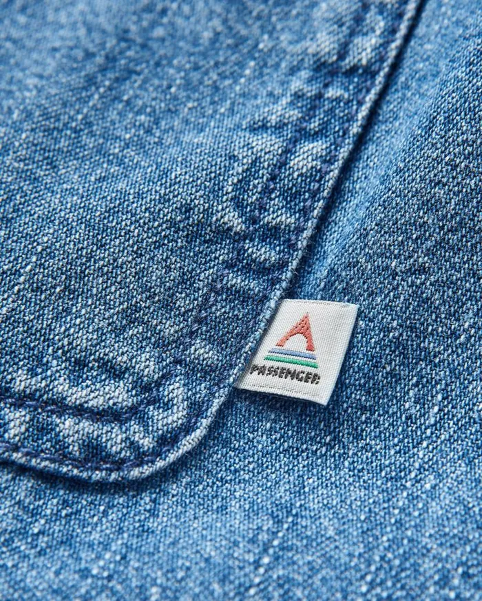 Men Tops Passenger Vision Denim Shirt Denim Blue Denim Blue