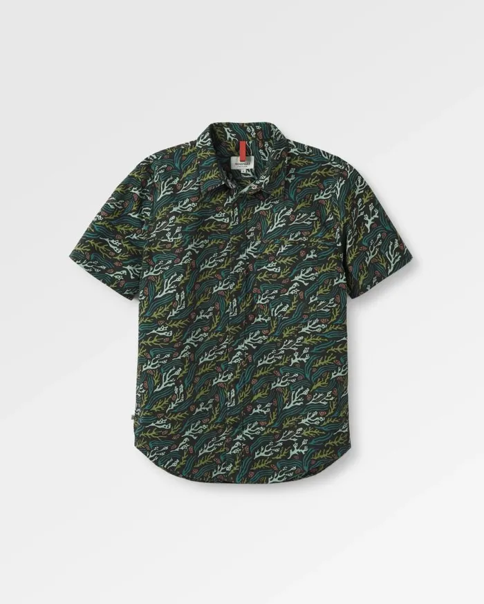 Men Tops Passenger Way Ripstop Short Sleeve Shirt Ocean Current Black Ocean Current Black