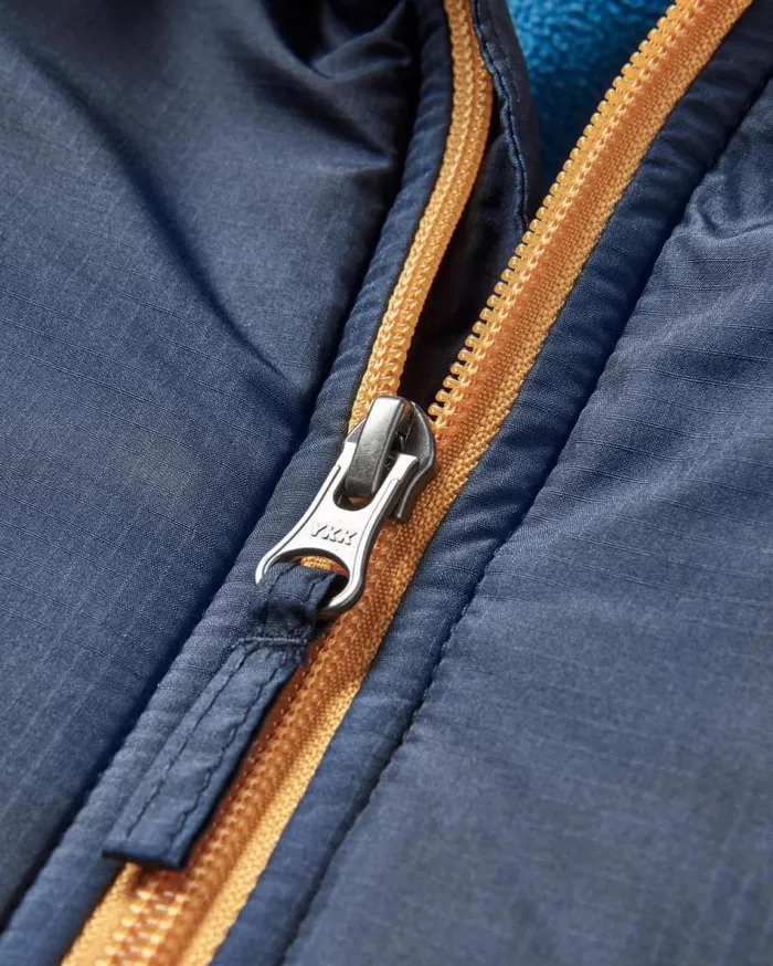Men Tops Passenger Woodland Recycled Polarlined Sherpa Fleece Blue Steel Blue Steel