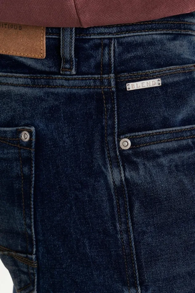 Men Twister Fit Blend Twister Jeans Denim Dark Blue