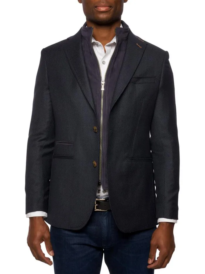 Men UPTOWN XX BLAZER Navy Robert Graham Blazers