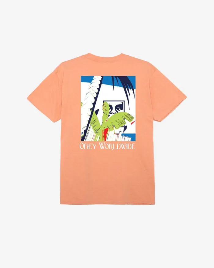 Men VACATION CLASSIC TSHIRT White OBEY Clothing TSHIRTS