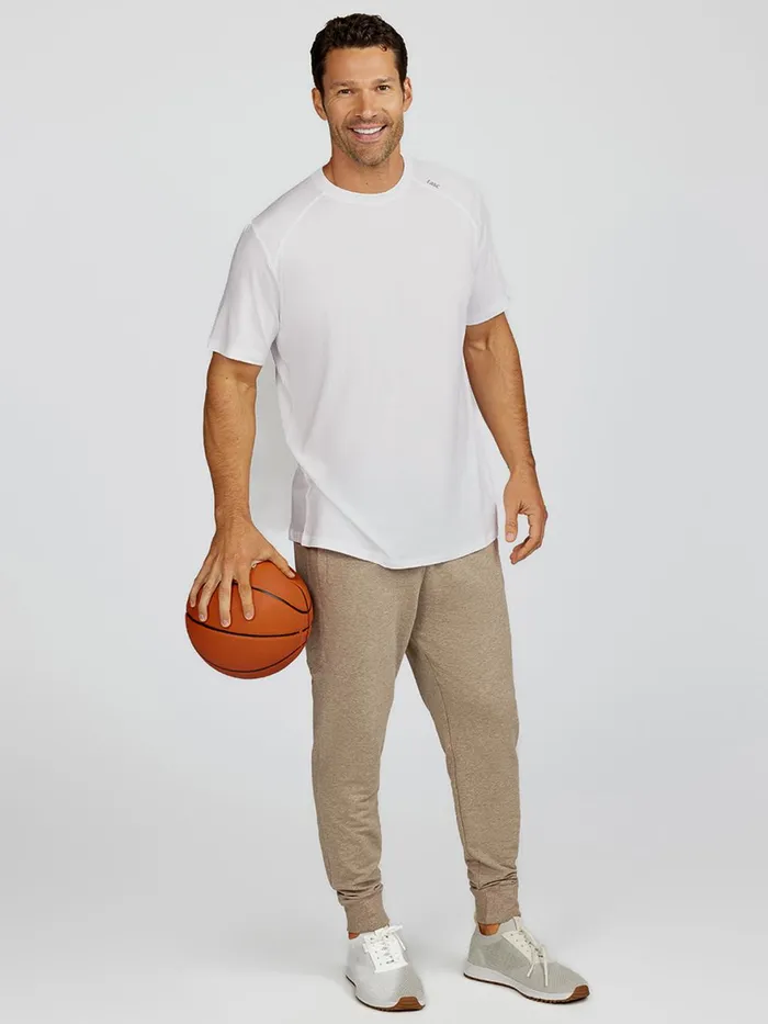 Men Varsity Lightweight Fleece Jogger Tasc Performance Joggers Sweatpants