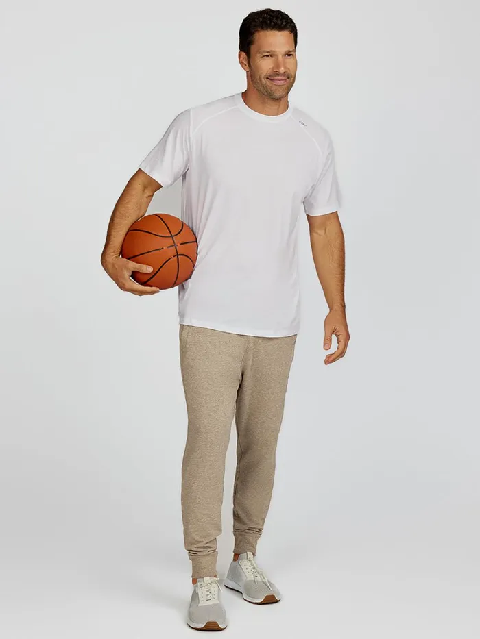 Men Varsity Lightweight Fleece Jogger Tasc Performance Joggers Sweatpants