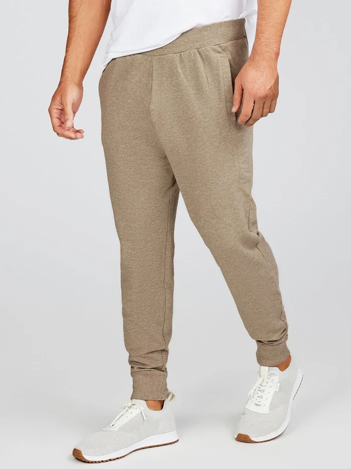 Men Varsity Lightweight Fleece Jogger Tasc Performance Joggers Sweatpants