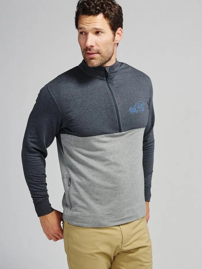 Men Venture Fleece 12 Zip 8211 Tulane Tasc Performance Outerwear