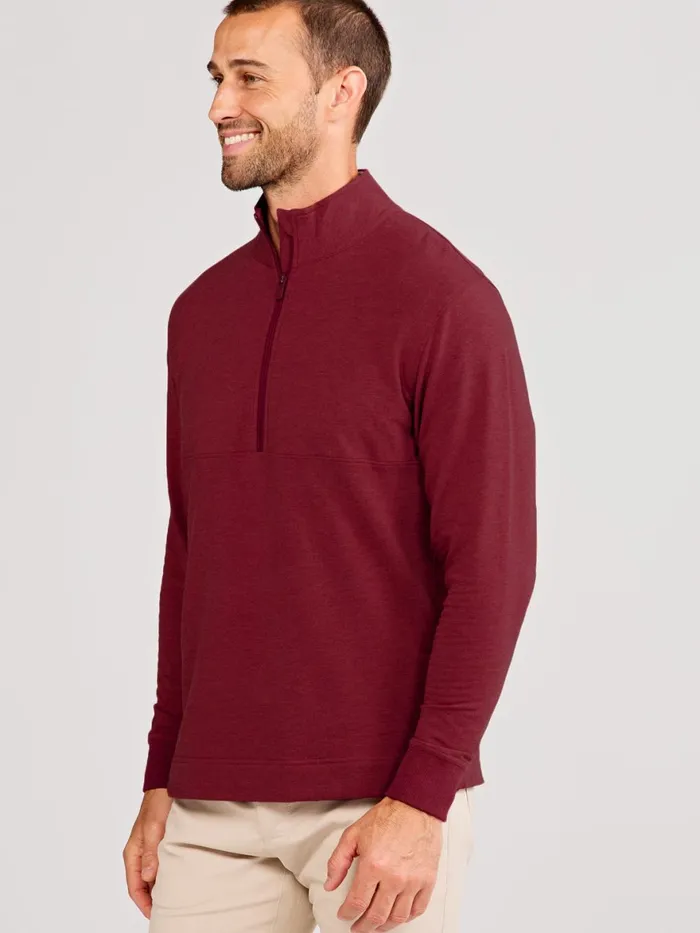 Men Venture Fleece 12 Zip Tasc Performance Quarter Zips