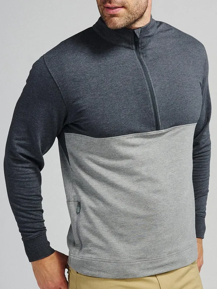 Men Venture Fleece 12 Zip Tasc Performance Sweatshirts Hoodies