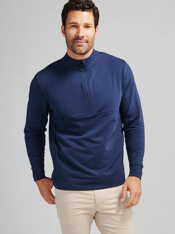 Men Venture Fleece 12 Zip Tasc Performance Sweatshirts Hoodies