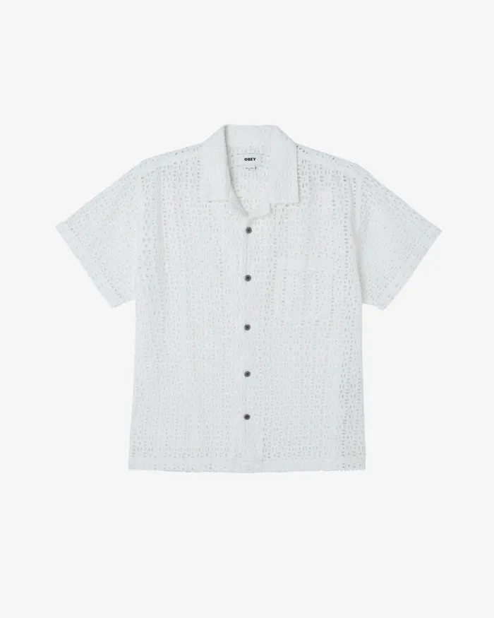 Men VIDA SS SHIRT White OBEY Clothing TOPS