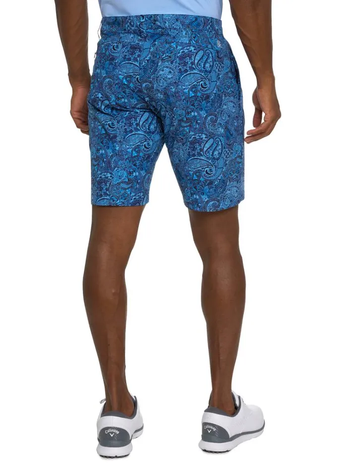 Men WESTPORT PERFORMANCE GOLF SHORT Black Robert Graham Shorts and Swim