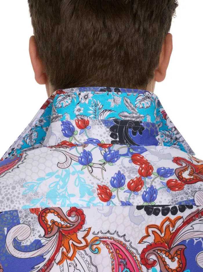 Men WINGATE LONG SLEEVE BUTTON DOWN SHIRT Multi Robert Graham Button Down Shirts