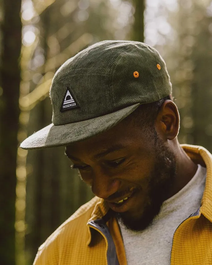 MenWomen Caps and Hats Passenger Fixie Recycled 5 Panel Cap Khaki Khaki
