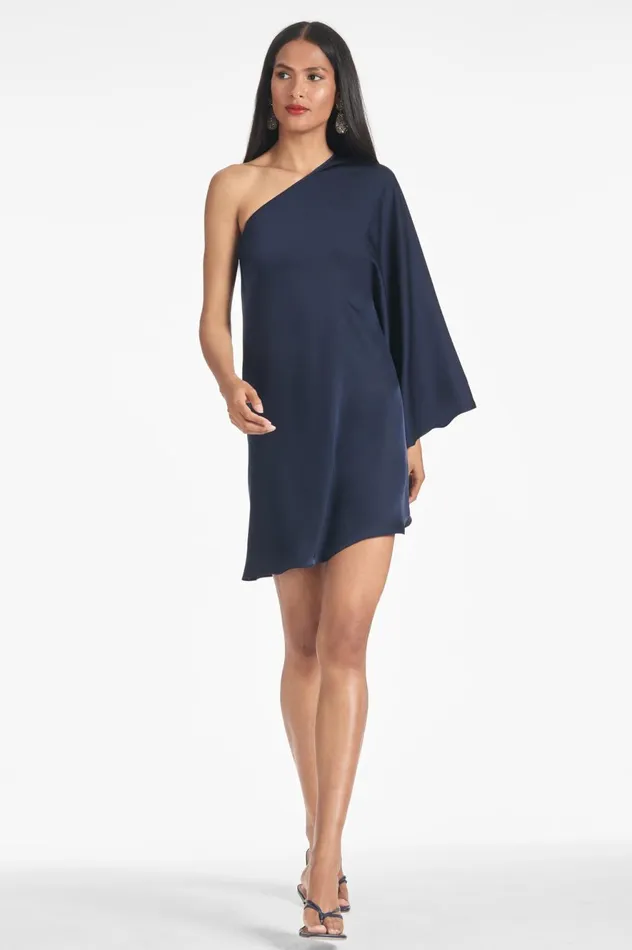 Mena Dress 8211 Midnight Women Sachin and Babi One Shoulder