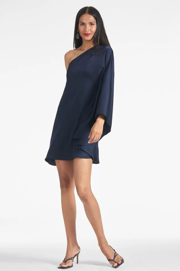 Mena Dress 8211 Midnight Women Sachin and Babi One Shoulder