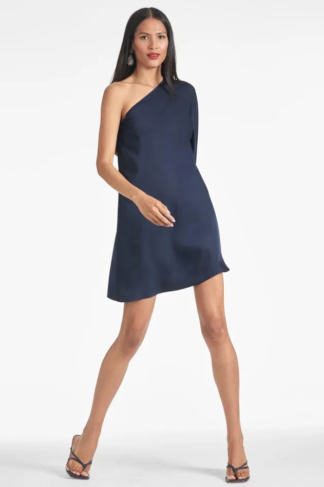 Mena Dress 8211 Midnight Women Sachin and Babi One Shoulder