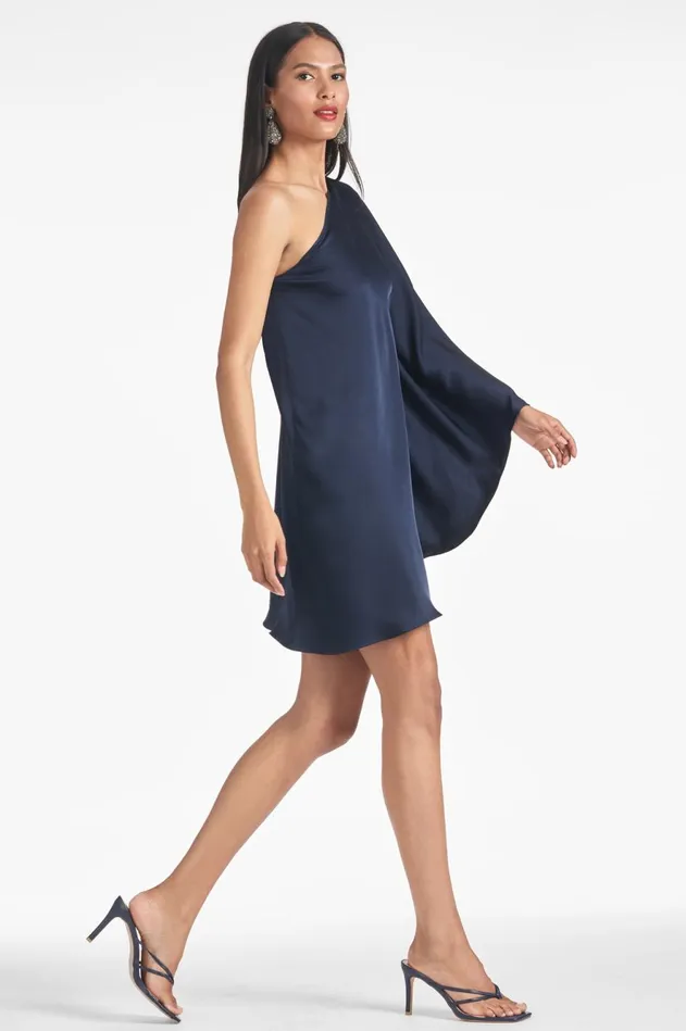 Mena Dress 8211 Midnight Women Sachin and Babi One Shoulder
