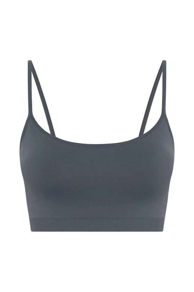 Meshki Activewear Lanie Scoop Neck Tank Top 8211 Charcoal Charcoal 8211 Women Meshki Activewear Lanie Scoop Neck Tank Top 8211 Charcoal Charcoal 8211 Women