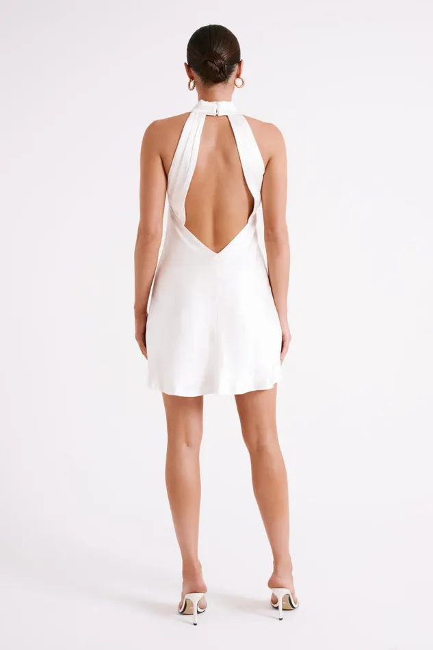Meshki Bachelorette Claire A Line Mini Dress 8211 White White 8211 Women