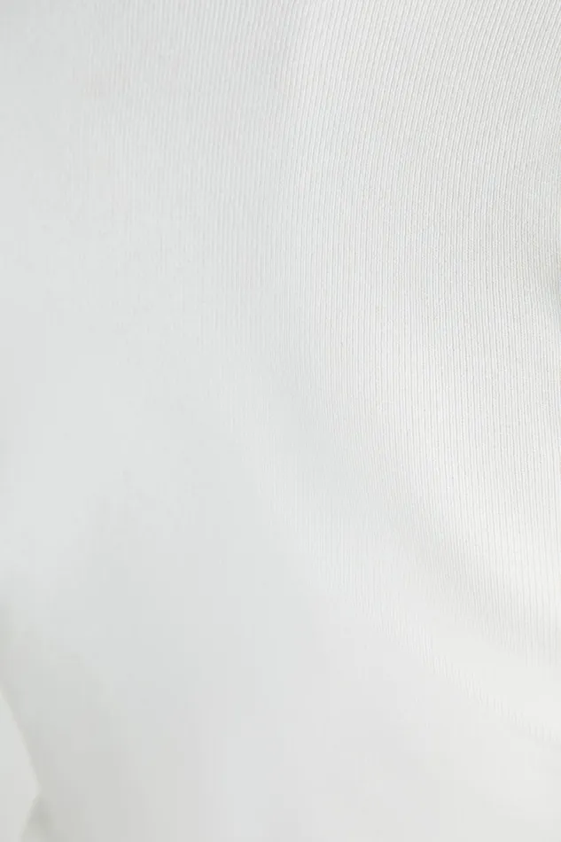 Meshki Basic Tops Carol Knit Twist Long Sleeve Top 8211 White White 8211 Women