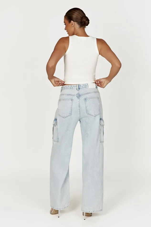 Meshki Basic Tops Zanna Ribbed Tank Top 8211 White White 8211 Women