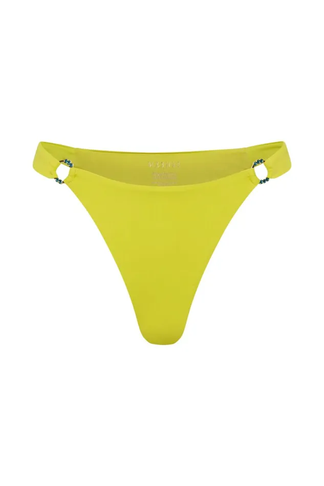 Meshki Bikini Bottoms Melody Recycled Nylon Thick Strap Bikini Bottoms With Diamante Trim 8211 Fresh Green Freshgreen 8211 Women Meshki Bikini Bottoms Melody Recycled Nylon Thick Strap Bikini Bottoms With Diamante Trim 8211 Fresh Green Freshgreen 8211 Women